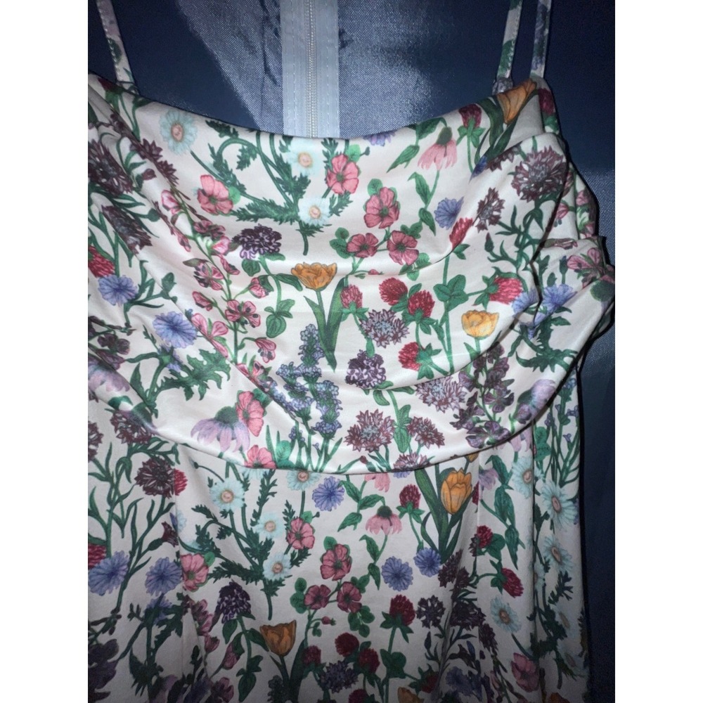 Cider Floral Cowl Camisole Mini Dress Size L - Picture 4 of 10